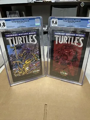 Buy Teenage Mutant Ninja Turtles #52 #53 CGC 9.8, 9.6  Eastman Mirage Studios 1992 • 275.95£