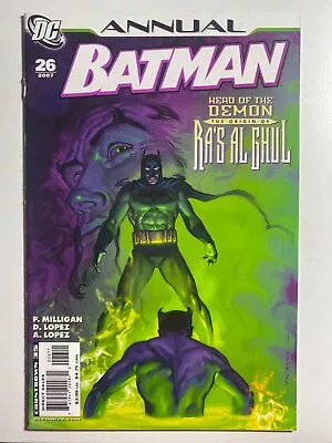 Buy Dc Comics Batman Annual #26 (2007) Nm/mt Comic • 8.04£