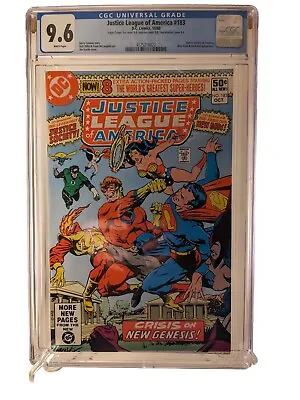 Buy CGC TRIPLE COVER Justice League Of America 183 DC Comics 9.6 Batman Superman • 401.41£