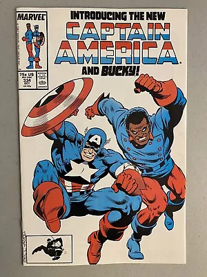 Buy Captain America 334, VF/NM 9.0, Marvel 1987, Bob McLeod, 1st Lamar Hoskins • 14.86£