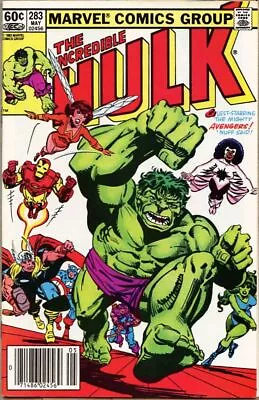 Buy Incredible Hulk #283-1983 Nm- 9.2 She-Hulk Avengers Newsstand • 30.55£