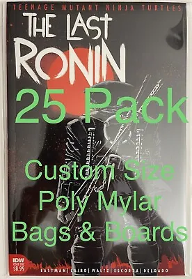 Buy 25 X Teenage Mutant Ninja Turtles Last Ronin #1 Poly Mylar Bags & Custom Boards • 18.20£