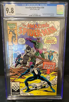 Buy The Amazing Spider-man #280 1986 CGC 9.8 Newly Graded! • 102.78£