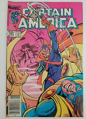 Buy Captain America #294 Newsstand (Marvel Comics, 1984) Nomad, 1st Sisters Of Sin • 1.99£