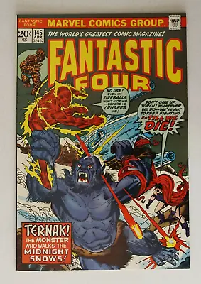 Buy Fantastic Four # 145      Vf    1974  Marvel Comics   Bronze Age • 11.82£