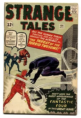 Buy STRANGE TALES #106 Comic Book-JACK KIRBY-HUMAN TORCH-SILVER AGE-MARVEL • 185.81£