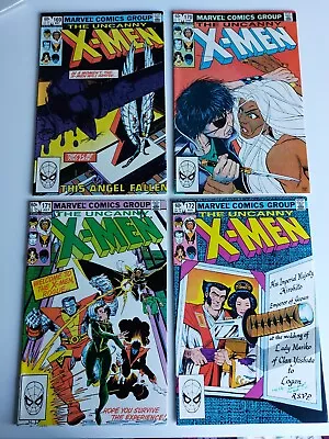Buy UNCANNY X-MEN #169 170 171 172  1983  Chris Claremont Marvel 1st Series • 15£
