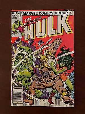 Buy Incredible Hulk #282 (Marvel Comics 1983) 1st Team-up Of Hulk & She-Hulk 7.5 VF- • 17.39£