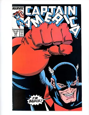 Buy Captain America #354 1st Full Appearance And Cover Of John Walker As U.S. Agent • 19.98£