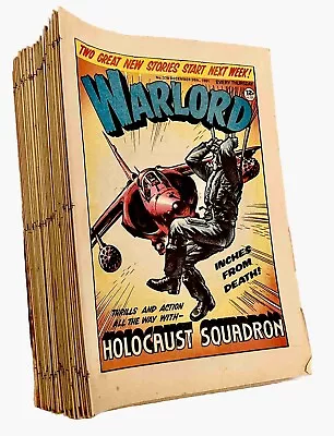 Buy Vintage Warlord Comic Bundle 1981 X 39 Job Lot Mar 14 - Dec 28th Nos 338 - 379 • 29£
