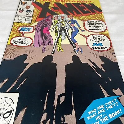 Buy Uncanny X-Men #244 DIRECT (1989) Key 1st Appearance Jubilee M-Squad High Grade • 25.61£