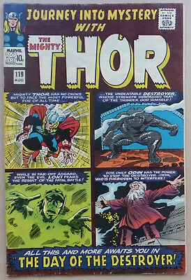 Buy JOURNEY INTO MYSTERY #119, 1st APPEARANCES OF  HOGUN ,  FANDRALL  &  VOLSTAGG . • 45£