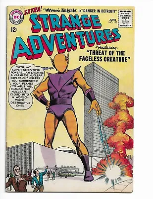 Buy Strange Adventures 153 - Vg/f 5.0 -  Threat Of The Faceless Creature!  (1963) • 23.99£