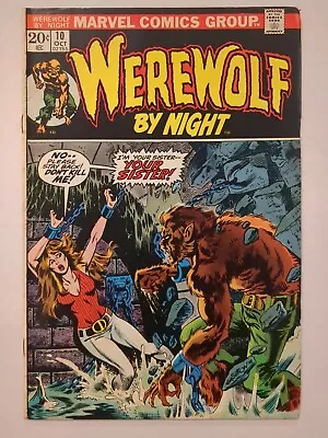 Buy Werewolf By Night #10, 1st App The Committee, Marvel Comics Group, Oct 1973 • 19.72£