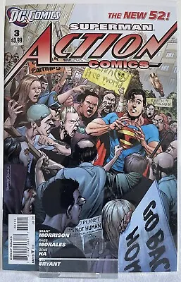 Buy Superman: Action Comics #3 Cover A DC Comics January 2012 • 3.95£
