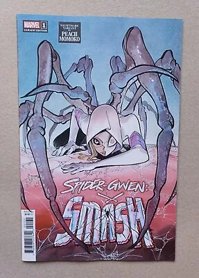 Buy Spider-Gwen Smash #1 - Peach Momoko Nightmare Variant  • 6.50£