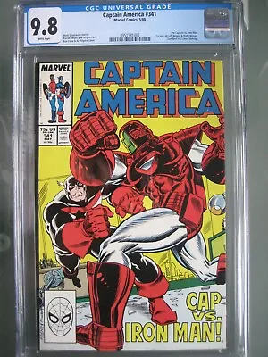 Buy Captain America #341 CGC 9.8 WP Marvel 1988 1st App Left-Winger & Right-Winger • 150.12£