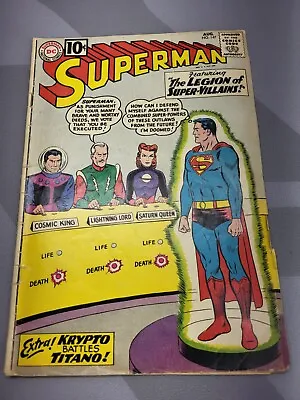 Buy Superman No.147 August 1961  The Legion Of Super Villains  Dc Comics • 47.40£