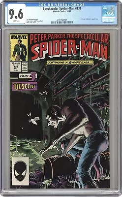 Buy Spectacular Spider-Man Peter Parker #131D CGC 9.6 1987 4391042001 • 111.53£