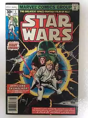 Buy Star Wars # 1 30c 1977 1st App Luke Skywalker ,Leia ,Darth Vader, 1ST PRINT KEY • 45£