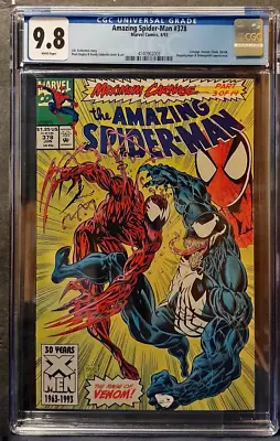 Buy Amazing Spider-Man 378 CGC  9.8 NM/M   W/Pages  N/CASE • 80.34£