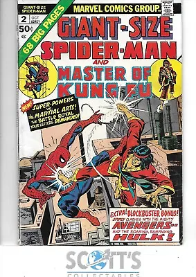 Buy Giant-size Spider-man And Master Of Kung Fu  #2  Vg • 20£