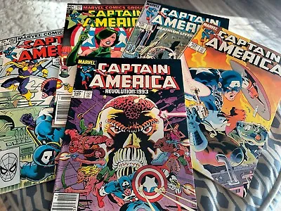 Buy CAPTAIN AMERICA Lot Of 5 Newsstand Marvel Comic Bks - #282 283 286 287 288 G-VG! • 23.65£