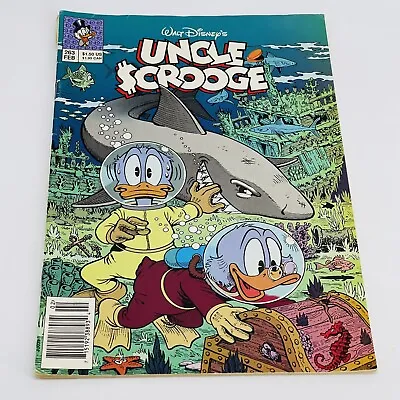 Buy Vintage 1991 Walt Disney's Uncle Scrooge February Issue No. 263 Comic • 7.11£