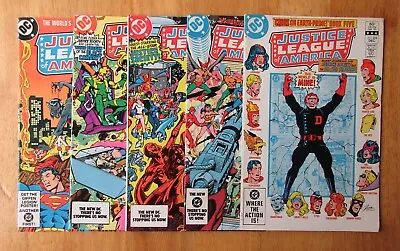 Buy Lot Of *5* JUSTICE LEAGUE OF AMERICA: #209, 218-224 (NM-) Super Bright & Glossy! • 14.42£