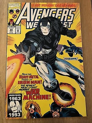 Buy Marvel Avengers West Coast #94 May 1993 KEY ISSUE War Machine • 55£