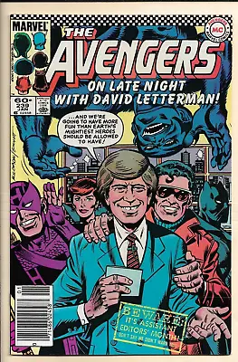 Buy Avengers #239 VF/NM (1984) David Letterman Appears! HTF Newsstand In High Grade! • 12.03£