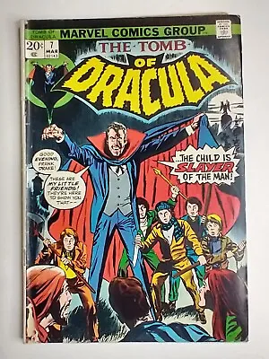 Buy Marvel Comics Tomb Of Dracula #7 1st Appear Quincy & Edith Harker, Lucy Westenra • 23.48£