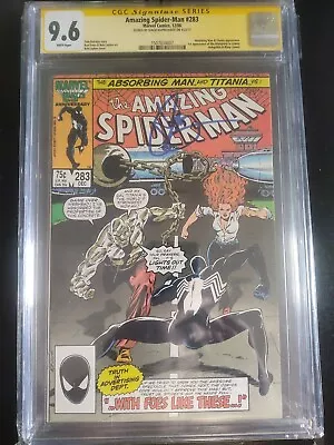 Buy Amazing Spider-Man #283 CGC 9.6SS 1st Cameo Mongoose Signed By Sergei Kuprejanov • 158.12£