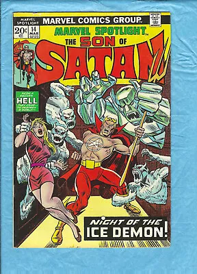 Buy Marvel Spotlight # 14, Son Of Satan , 1973 , John Romita Cover,  6.5F- • 22.77£