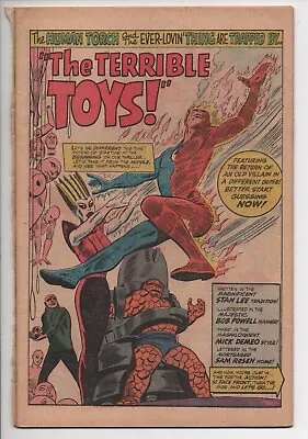 Buy Strange Tales 133 Marvel Comic Book 1965 Human Torch Thing Terrible Toy No Cover • 9.49£