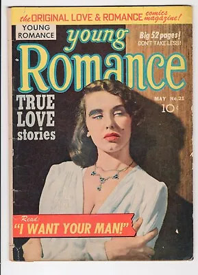 Buy Young Romance 21 Prize Comics Romance (1950) Golden Age CBX1S • 40.12£
