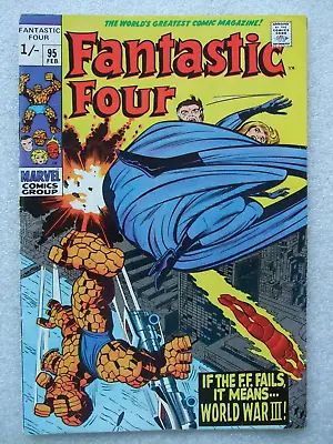Buy Fantastic Four  #95   Tomorrow World War Three . 1st Appearance Of The Monacle • 9.99£