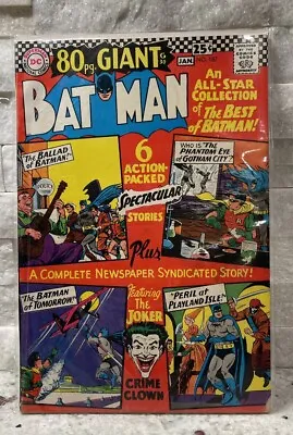 Buy Batman #187 80 Page Giant Dc Silver Age 1966 Mid Grade Joker Cover And Stories • 19.71£