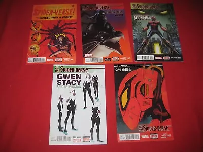Buy EDGE OF SPIDER-VERSE 1-5 2 3 4 3rd PRINT VARIANT 1st App SPIDER-GWEN STACY PENI • 350£