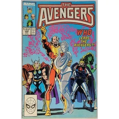 Buy Avengers 294 Marvel 1988 4.0 VG Thor Black Knight She-Hulk Final Captain Marvel • 3.14£