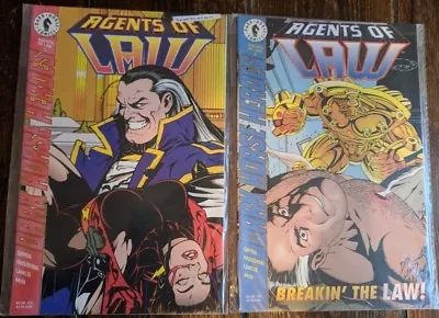 Buy Agents Of Law #1 & #2 Comics Greatest World Dark Horse • 1.25£