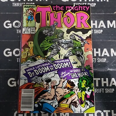 Buy Mighty Thor 410 Dr. Doom She-Hulk 1989 Marvel Comics Vintage  • 6.31£