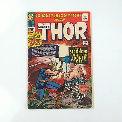 Buy Journey Into Mystery With Thor #114 1st Absorbing Man Appearance Key 1965 Marvel • 39.97£