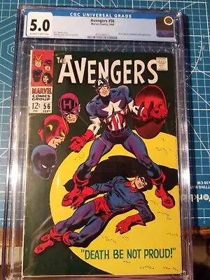 Buy Avengers 56 Marvel Comics 1968 CGC 5.0 ST6-44 • 79.05£