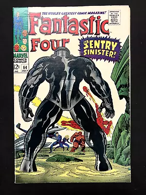 Buy Fantastic Four #64 (1st Series) Marvel Jul 1967 1st Appear Of Kree Sentry 459 • 32.14£