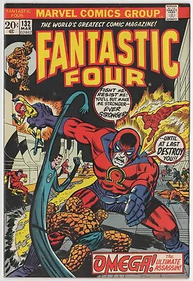 Buy Fantastic Four #132 Marvel Comics 1973 - Vf-nm 9.0 - Inhumans App - Hi-res Scans • 15.80£