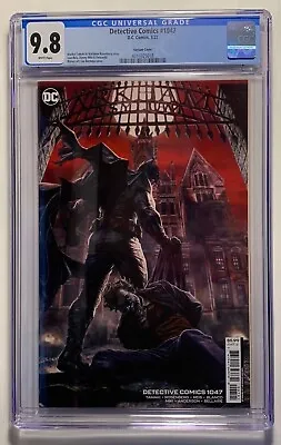 Buy Detective Comics #1047 (3'22) Cgc 9.8 Nm/m Lee Bermejo Joker Variant Cover Dc • 38.20£