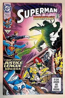 Buy Superman #74 1992 DC Comics - 1st Printing EXCELLENT CONDITION  • 4.99£