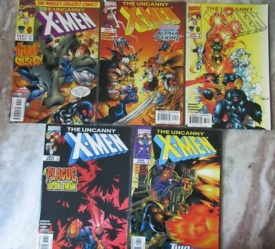Buy The Uncanny X-Men #347,355,356,357,358 Marvel 1997/98 Comic Books • 12.70£