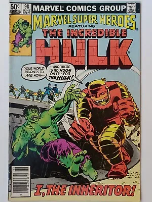 Buy Marvel Super-Heroes #98 - Incredible Hulk #149 Reprint - We Combine Shipping! • 4.29£